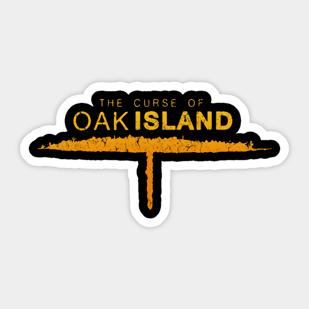 The Curse of Oak Island Sticker by Horrorrye